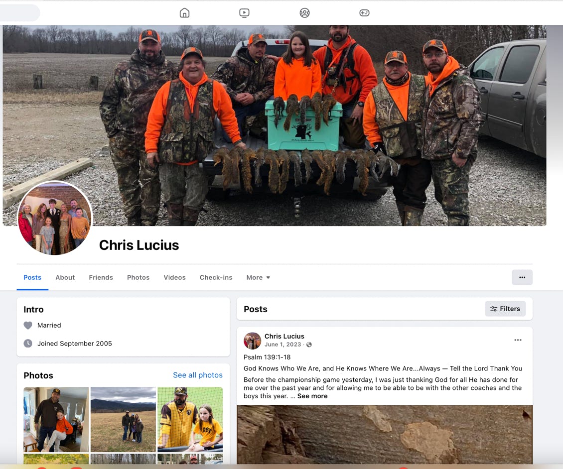 Meet Chris Lucius, Coach, Family Man, Christian